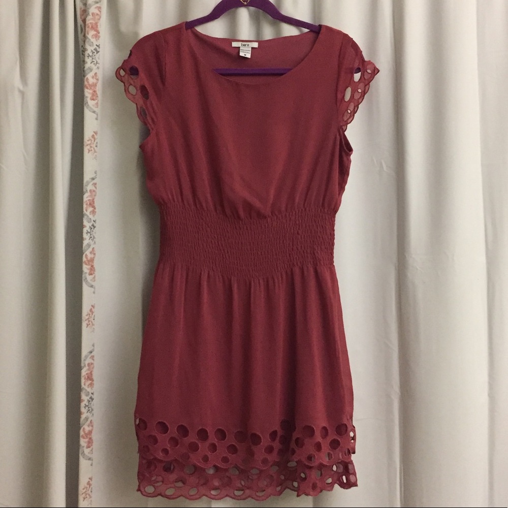 3/$25 Bar III Dusty Rose Medium Dress